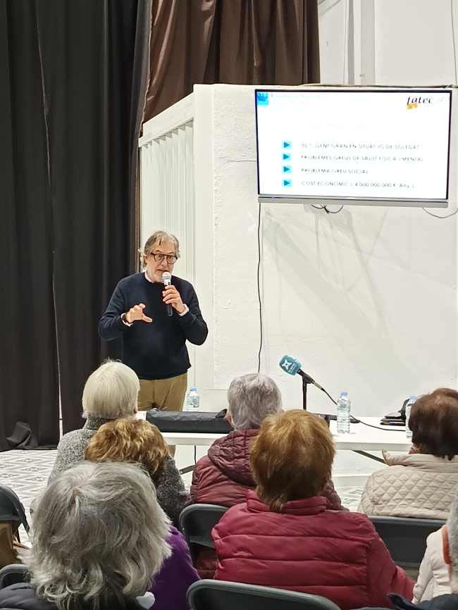 Presentació del Projecte Prevenim la Soledat a Arenys de Munt  /  FATEC