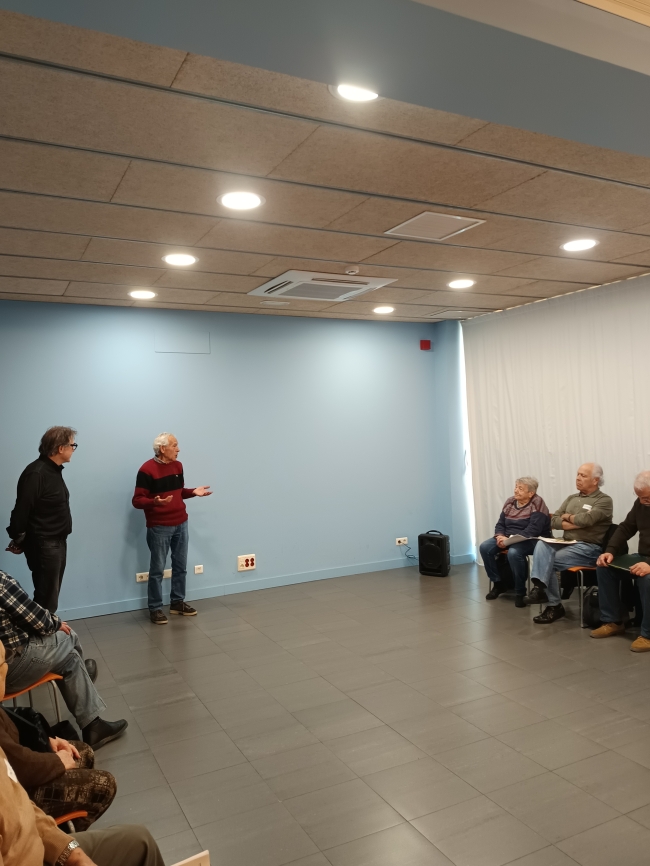 Sesió de Treball a la Escola de Salut de Calella  /  FATEC