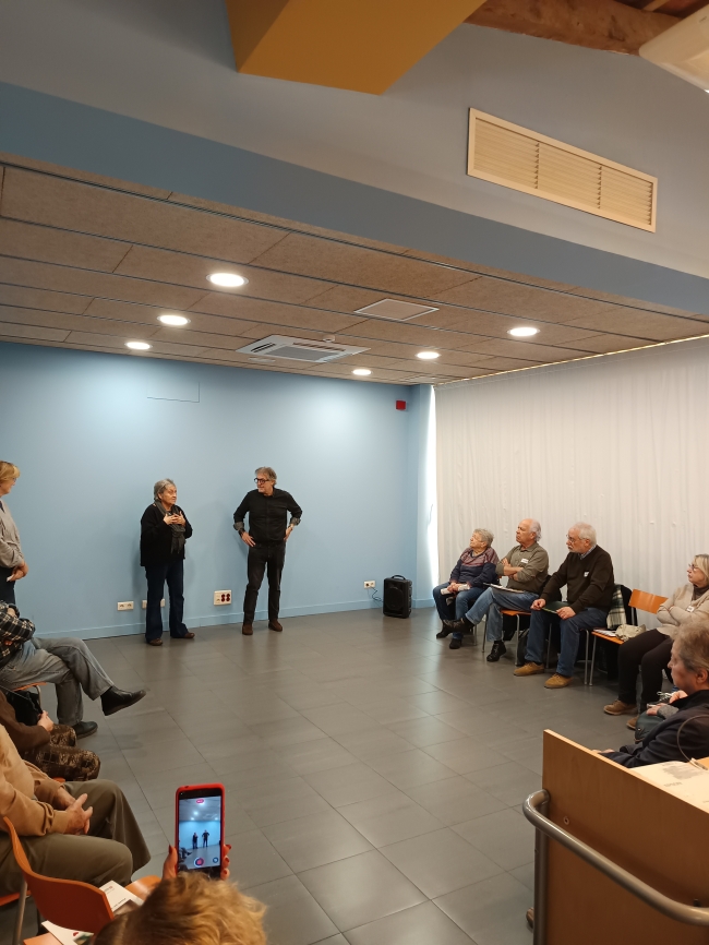 Sesió de Treball a la Escola de Salut de Calella  /  FATEC