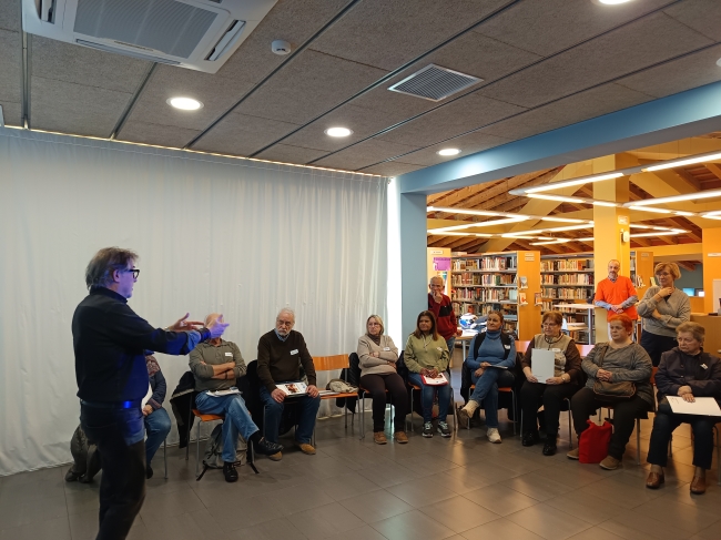 Sesió de Treball a la Escola de Salut de Calella  /  FATEC