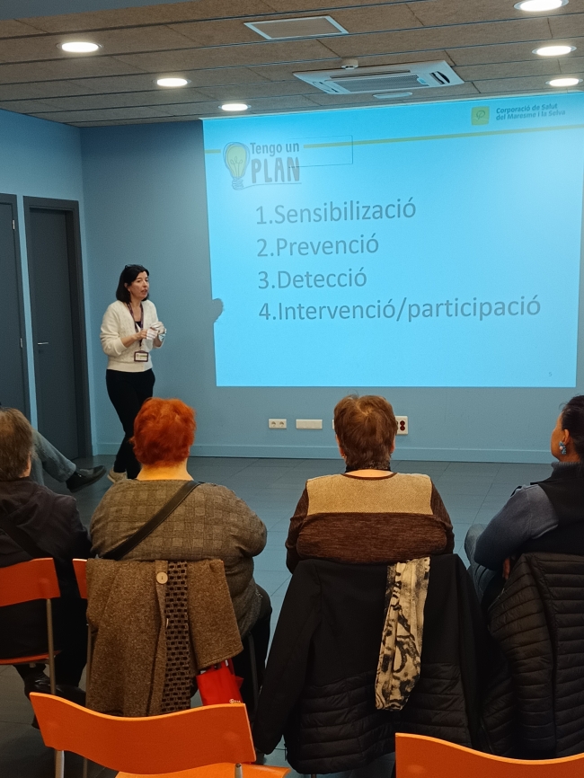 Sesió de Treball a la Escola de Salut de Calella  /  FATEC